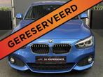 BMW 1-serie 118i Edition M Sport Shadow CARPLAY High Executi, Auto's, Gebruikt, Blauw, Bedrijf, 650 kg