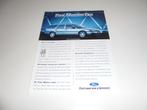 leaflet Ford Mondeo Van, Ophalen of Verzenden, Nieuw, Ford