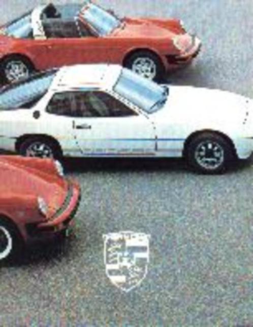 Porsche range incl 924, 911 brochure/auto folder '78 - '86, Boeken, Auto's | Folders en Tijdschriften, Gelezen, Algemeen, Ophalen of Verzenden