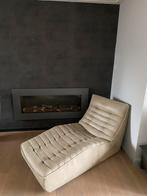 Longue fauteuil, Huis en Inrichting, Ophalen, Gebruikt, Leer, 75 tot 100 cm