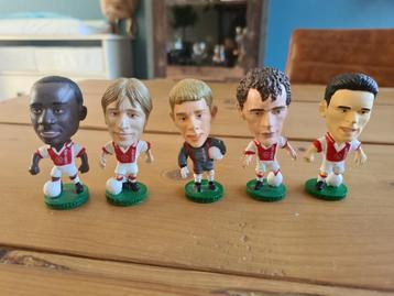 Set 5x vintage Ajax poppetjes Corinthian 1996/97 beschikbaar voor biedingen