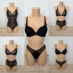 Nieuw marie jo aven bh 75c slip string body M, Kleding | Dames, Ondergoed en Lingerie, ., Zwart, Ophalen of Verzenden, BH
