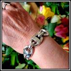 IDO   UNIEK MODEL!!     Buddha to Buddha armband maat E, Ophalen of Verzenden, Zo goed als nieuw, Zilver, Zilver