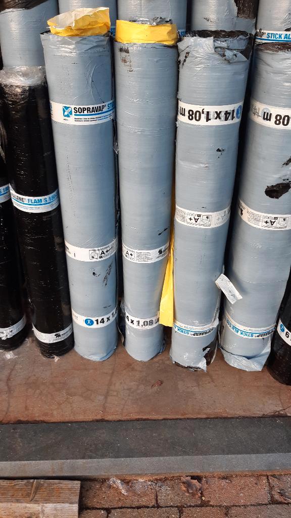 Dakleer, Doe-het-zelf en Verbouw, Dakpannen en Dakbedekking, Nieuw, Dakleer, Overige materialen, Zwart, 15 m² of meer, Ophalen