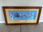 Anne Geddes poster in lijst L55xH30 cm 7 kindjes in berenpak, Ophalen of Verzenden, Zo goed als nieuw, Wanddecoratie