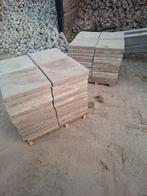25m² 50x50, grijs, gebruikt, op pallet 6cm, Ophalen, Gebruikt, 10 m² of meer, Beton