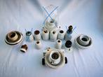 10 vintage Porseleinen E27 lamphouder fitting rozet art deco, Antiek en Kunst, Ophalen of Verzenden