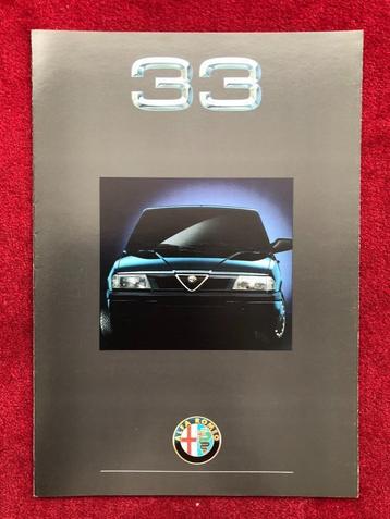 Alfa Romeo 33 1991 Duitse folder beschikbaar voor biedingen