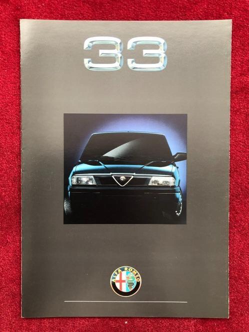 Alfa Romeo 33 1991 Duitse folder, Boeken, Auto's | Folders en Tijdschriften, Nieuw, Alfa Romeo, Ophalen of Verzenden