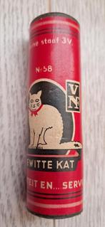 Witte kat  VNF kleine staaf batterij, Ophalen of Verzenden, Gebruikt, Gebruiksvoorwerp