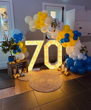 XL LED licht cijfers 40 te huur | Feest | Styling beschikbaar voor biedingen