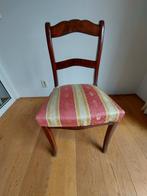 Antieke houten stoel van mooi hout (mahonie?), Huis en Inrichting, Stoelen, Ophalen, Gebruikt, Bruin, Eén