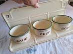 Prachtige creme Zand Zeep en Soda stel,mag weg voor 40 euro, Antiek en Kunst, Ophalen