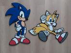 Wandborden set van Sonic the hedgehog en Tails € 48,90, Nieuw, Ophalen of Verzenden, Wanddecoratie