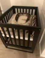 Mooi zwarte baby box, Ophalen, Zo goed als nieuw, Vierkant, In hoogte verstelbaar