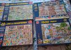 Jan van Haasteren Puzzels - Set van 4, Hobby en Vrije tijd, Denksport en Puzzels, Ophalen of Verzenden, 500 t/m 1500 stukjes, Gebruikt