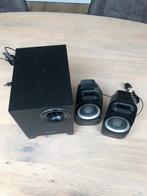 Setje speakers voor pc of laptop, Ophalen, Zo goed als nieuw