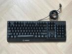 MSI vigor gk30 toetsenbord QWERTY zwart, Computers en Software, Toetsenborden, Gebruikt, MSI, Verzenden, Gaming toetsenbord
