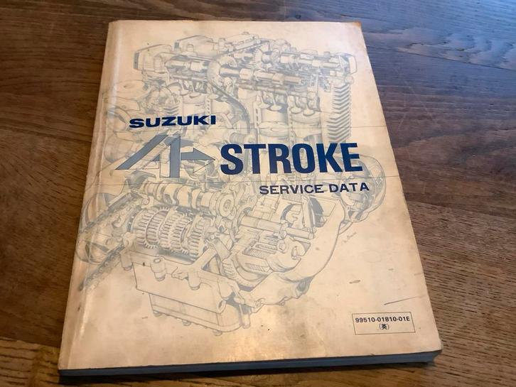 Suzuki 4-Stroke Service Data Handleiding., Motoren, Handleidingen en Instructieboekjes, Suzuki, Verzenden