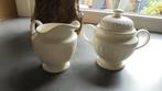 2 creme aardewerk roomstelletjes, Overige typen, Ophalen of Verzenden, Zo goed als nieuw, Overige stijlen