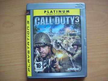 Call of Duty 3 (Met boekje!) PlayStation 3, Platinum beschikbaar voor biedingen