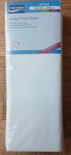 Hoeslaken 1.00 / 90 X 2.00, Ophalen of Verzenden, Eenpersoons, Wit, Hoeslaken of Sloop