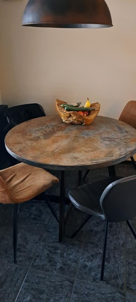 Mooie ronde aparte tafelblad 1.10m, Huis en Inrichting, Ophalen of Verzenden, Nieuw, Rond, 50 tot 100 cm
