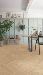 Quickstep Impressive Patterns Eik Visgraat Laminaat 51m2, Huis en Inrichting, Stoffering | Vloerbedekking, Ophalen, Beige, Nieuw