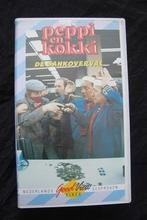 PEPPI EN KOKKIE DE BANKOVERVAL VHS, Cd's en Dvd's, VHS | Kinderen en Jeugd, Alle leeftijden, Ophalen of Verzenden, Zo goed als nieuw