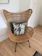 HK Living rieten stoel - Goede staat, Ophalen, Gebruikt, Bruin, Riet of Rotan