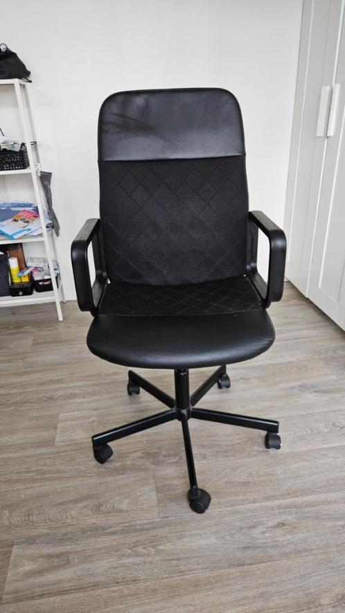 Bureaustoel, Huis en Inrichting, Bureaustoelen, Gebruikt, Bureaustoel, Zwart, Ergonomisch, Ophalen