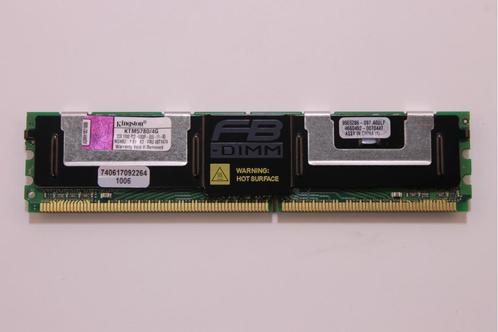 KTM5780/4G Kingston 2GB DDR2 PC2-5300 667MHz ECC Reg LP FB, Computers en Software, RAM geheugen, Gebruikt, Verzenden