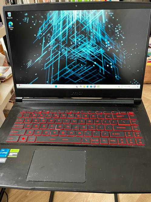 MSI GF63 Thin 15.6 inch intel core i5 16gb 512gb RTX 3050, Computers en Software, Windows Laptops, Nieuw, 15 inch, 2 tot 3 Ghz