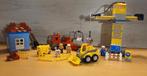 Duplo 4988 Bouwplaats met hijskraan, Kinderen en Baby's, Speelgoed | Duplo en Lego, Ophalen of Verzenden, Zo goed als nieuw, Complete set
