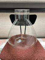 Vaas glas erlenmeyer, Huis en Inrichting, Ophalen, Overige kleuren, Minder dan 50 cm, Glas