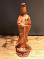 houten beeld van Guanyin, Ophalen of Verzenden