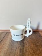 Riviera Maison 1/1 Espresso kopje met spatel., Huis en Inrichting, Keuken | Servies, Ophalen of Verzenden, Zo goed als nieuw, Aardewerk