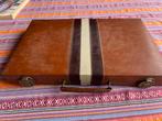 Vintage Backgammon Koffer, Hobby en Vrije tijd, Gezelschapsspellen | Bordspellen, Een of twee spelers, Ophalen, Zo goed als nieuw