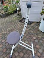 Inklapbare kruk, Ophalen, Gebruikt, Bureaukruk, Grijs