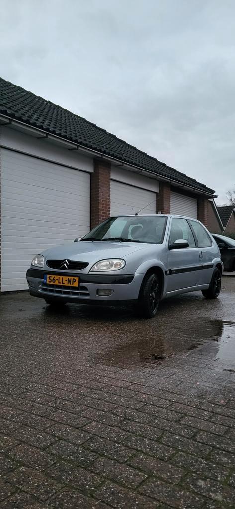 Citroën Saxo 1.6 2003 Blauw, Auto's, Citroën, Particulier, Saxo, Airbags, Centrale vergrendeling, Elektrische ramen, Lichtmetalen velgen
