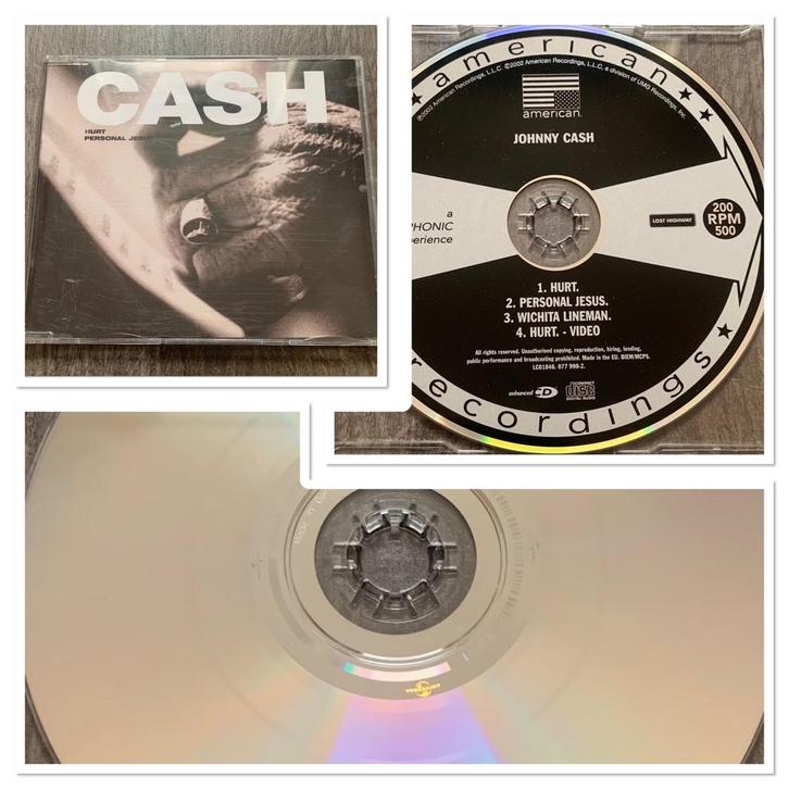 Johnny Cash: Hurt, Cd's en Dvd's, Cd Singles, Ophalen of Verzenden