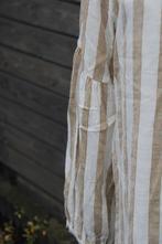 Blouse creme/ camel Geisha L/40 Vaste prijs, Maat 38/40 (M), Geisha, Beige, Ophalen of Verzenden