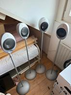 4x Kef eitjes op statief 1center, Gebruikt, 5.1-systeem, Overige spelers, Ophalen
