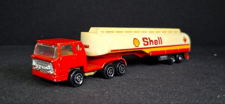Majorette Shell Tankwagen - Vintage. BIEDEN, Hobby en Vrije tijd, Modelauto's | Overige schalen, Gebruikt, Ophalen of Verzenden