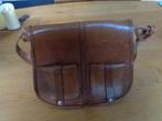 leren zadeltas., Ophalen of Verzenden, Zo goed als nieuw, Bruin, Leer