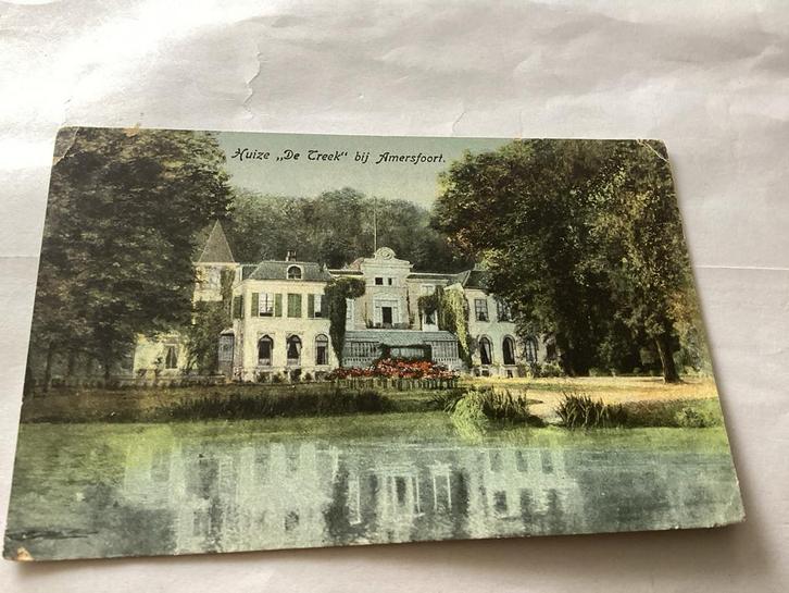 Oude prentbriefkaart Huize "De Creek" Amersfoort verzonden, Verzamelen, Ansichtkaarten | Buitenland, Gelopen, België en Luxemburg