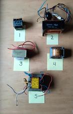Diverse laagspanningstrafo's transformator, zie omschrijving, Hobby en Vrije tijd, Elektronica-componenten, Ophalen of Verzenden