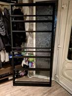 Wandrek zwart hout, Huis en Inrichting, Woonaccessoires | Wandplanken en Boekenplanken, Ophalen, Zo goed als nieuw