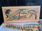 Sectional Railroad Milton Bradley puzzel uit 1882 puzzle, Antiek en Kunst, Ophalen of Verzenden