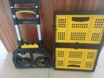 Stanley Opvouwbare Transport Trolley met Krat, Ophalen, 60 cm of meer, Krat, Minder dan 35 cm